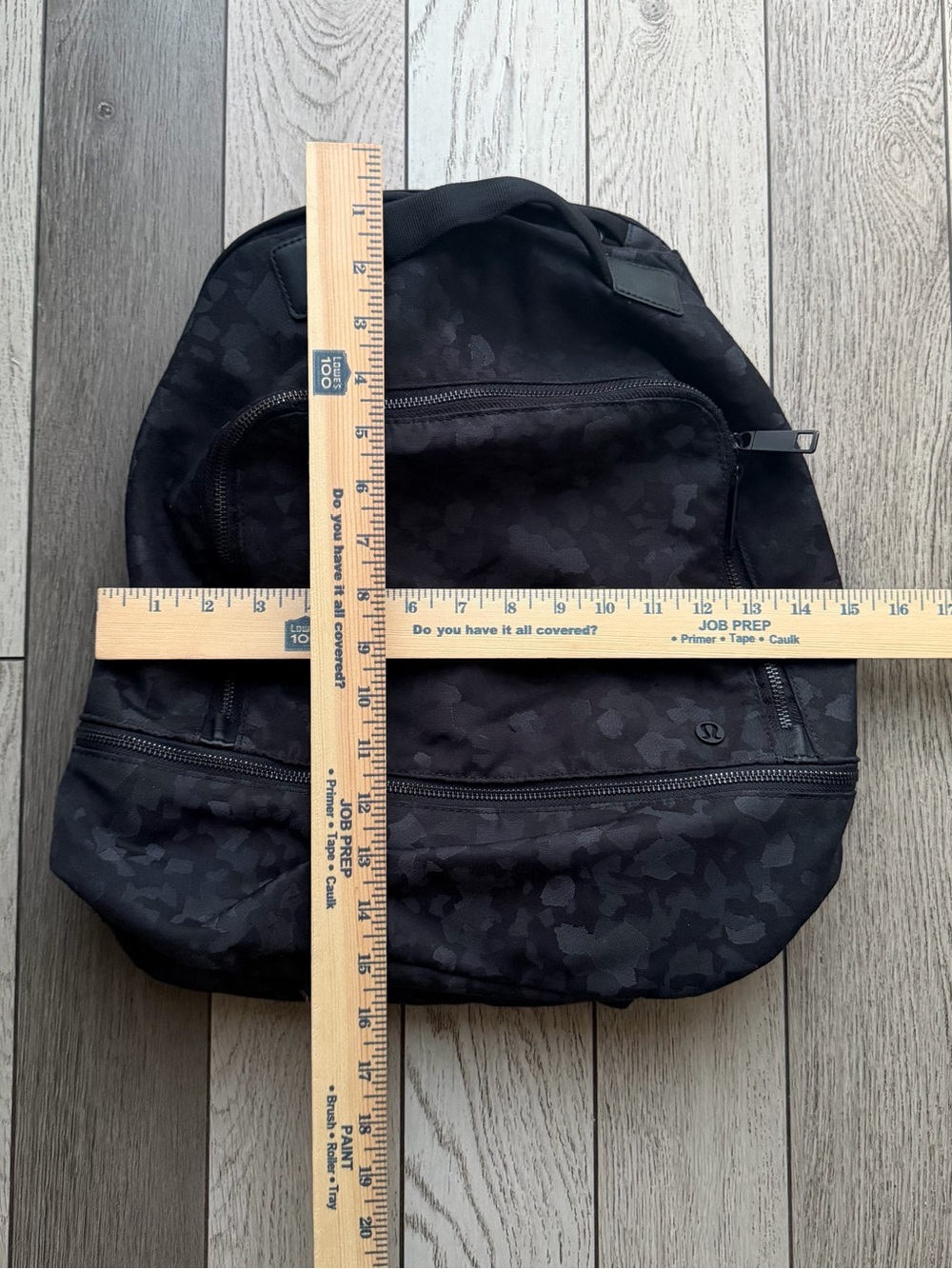 Lululemon City Adventure Black Patterned Backpack - 17L - Picture 5 of 8